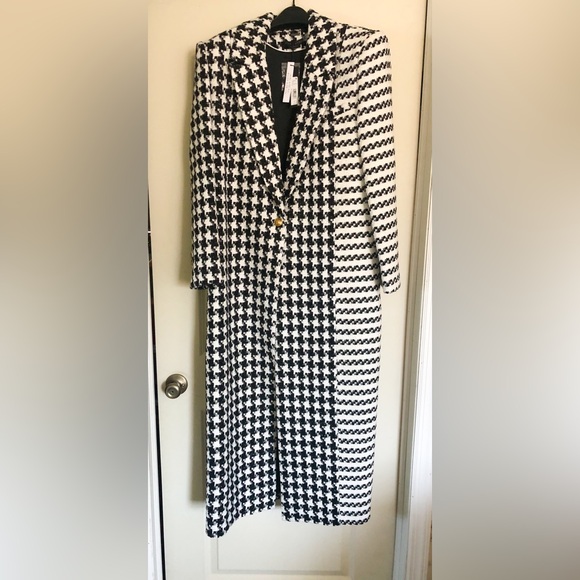 Alice + Olivia Colley Long Tweed Coat - Picture 7 of 16